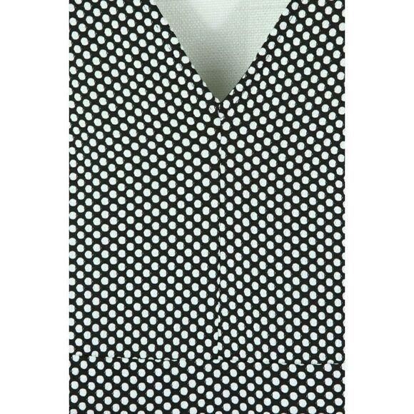 Forever 21 Dress Small Juniors Polka-Dot V Neck Exposed Zipper Sleeveless - Picture 6 of 7